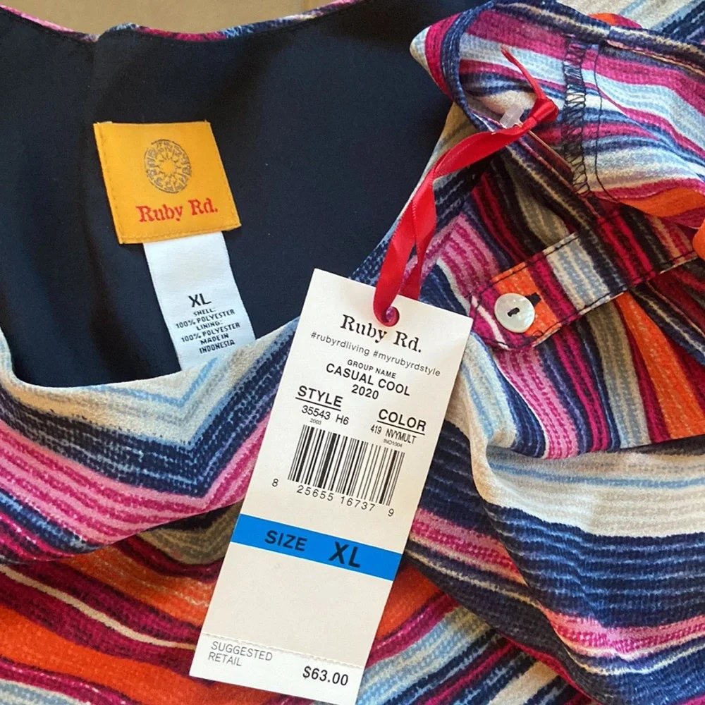 NWT Ruby Rd. blouse - Picture 6 of 7